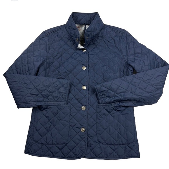 SmartPak Piper Riding Coat Quilted Jacket - Navy Blue | M - Picture 1 of 6